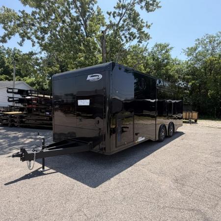 New 2026 8.5 x 24 Formula Conquest Enclosed Trailer 10k GVW 7ft interior - LOADED BLACK OUT !!!!!