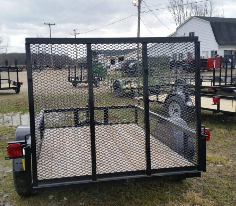 New 2026 AMO 5 x 8 A.M.O. Low Side Landscape Trailer Landscape Trailer