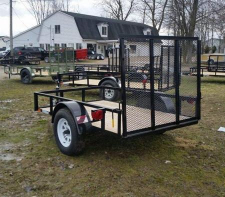 New 2026 AMO 5 x 8 A.M.O. Low Side Landscape Trailer Landscape Trailer