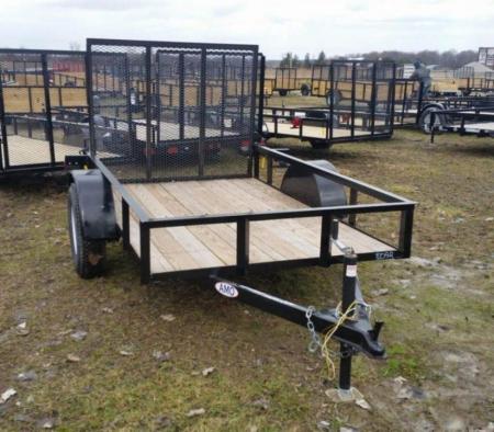 New 2026 AMO 5 x 8 A.M.O. Low Side Landscape Trailer Landscape Trailer