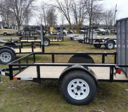 New 2026 AMO 5 x 8 A.M.O. Low Side Landscape Trailer Landscape Trailer