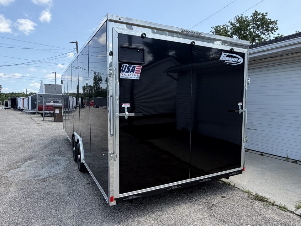 New 2026 8.5 x 24 Formula Conquest Enclosed Trailer 10k GVW 7ft interior