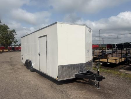 New 2027 8.5 x 20 7K GVW Formula Traverse Enclosed Trailer with ramp 7ft interior