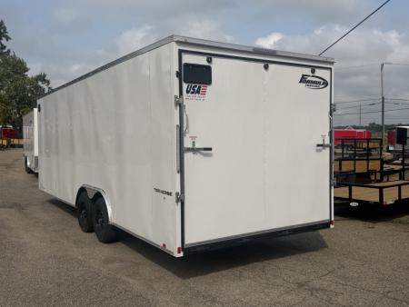 New 2027 8.5 x 24 10K GVW Formula Traverse Enclosed Trailer with ramp 7ft interior