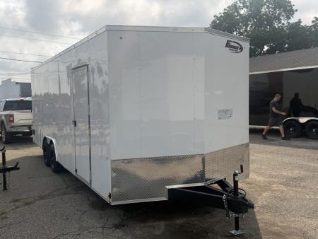 New 2027 8.5 x 24 10K GVW Formula Traverse Enclosed Trailer with ramp 7ft interior