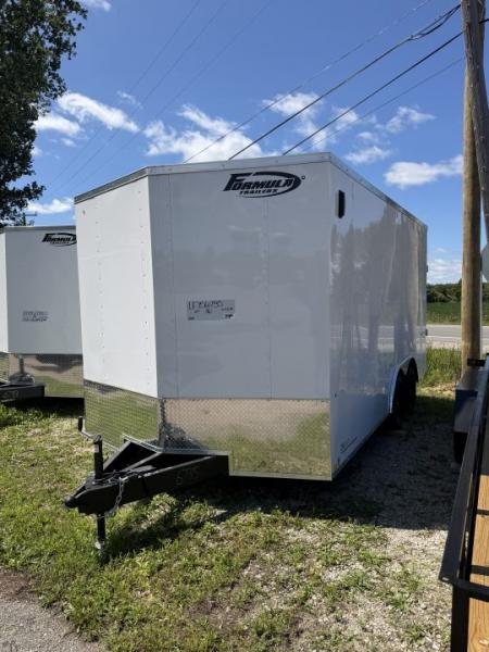 New 2027 8.5 x 16 7K GVW Formula Traverse Enclosed Trailer with ramp 7ft interior