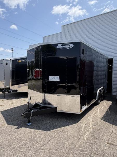 New 2027 8.5 x 16 7K GVW Formula Traverse Enclosed Trailer with ramp 7ft interior