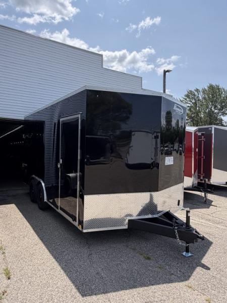 New 2027 8.5 x 16 7K GVW Formula Traverse Enclosed Trailer with ramp 7ft interior