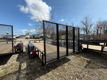 New 2026 AMO 6.4 x 16 A.M.O. Tandem Landscape Trailer - 1 Axle Brake Landscape Trailer