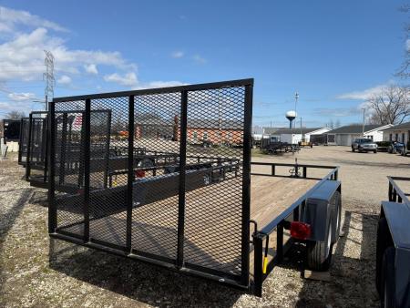 New 2026 AMO 6.4 x 16 A.M.O. Tandem Landscape Trailer - 1 Axle Brake Landscape Trailer