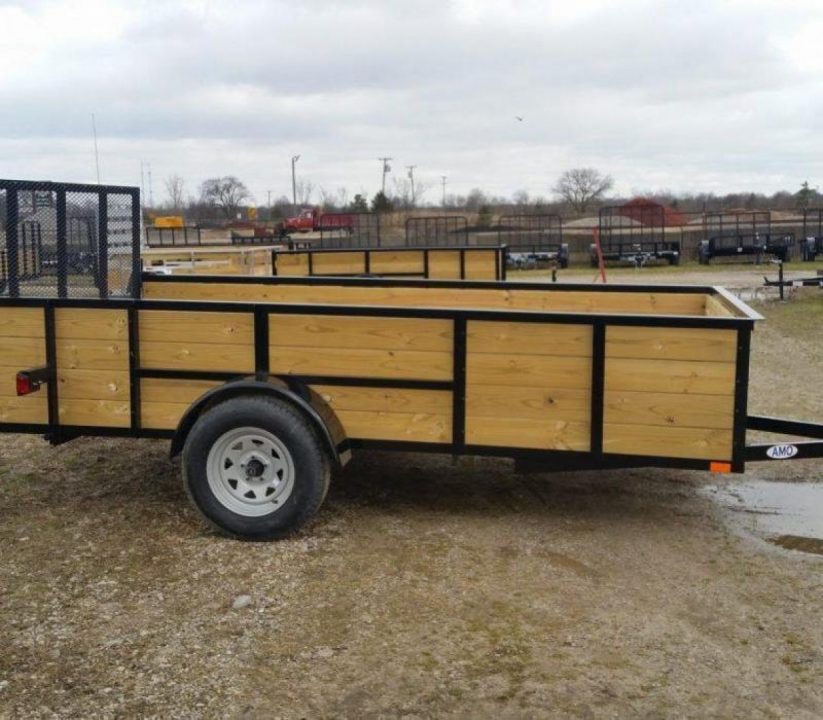 New 2026 AMO 6.4 X 12 WOODSIDE LANDSCAPE Landscape Trailer