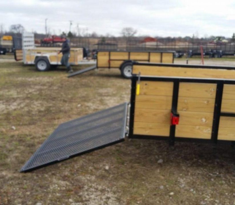 New 2026 AMO 6.4 X 12 WOODSIDE LANDSCAPE Landscape Trailer