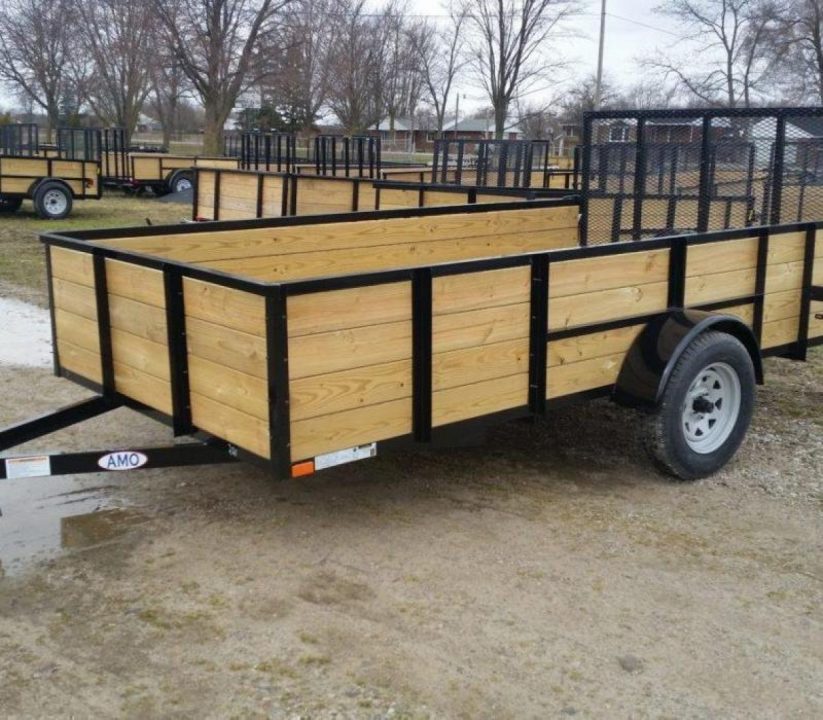 New 2026 AMO 6.4 X 12 WOODSIDE LANDSCAPE Landscape Trailer