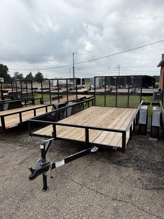 New 2026 AMO 6.4 x 12 A.M.O. Low Side Landscape Trailer Landscape Trailer