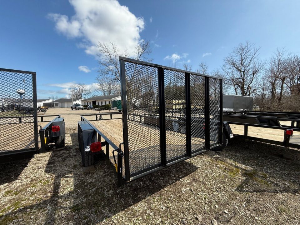 New 2026 AMO 6.4 x 16 A.M.O. Tandem Landscape Trailer - 1 Axle Brake Landscape Trailer