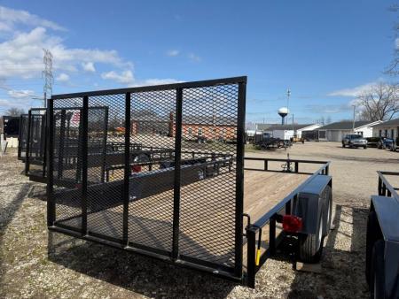 New 2026 AMO 6.4 x 16 A.M.O. Tandem Landscape Trailer - 1 Axle Brake Landscape Trailer