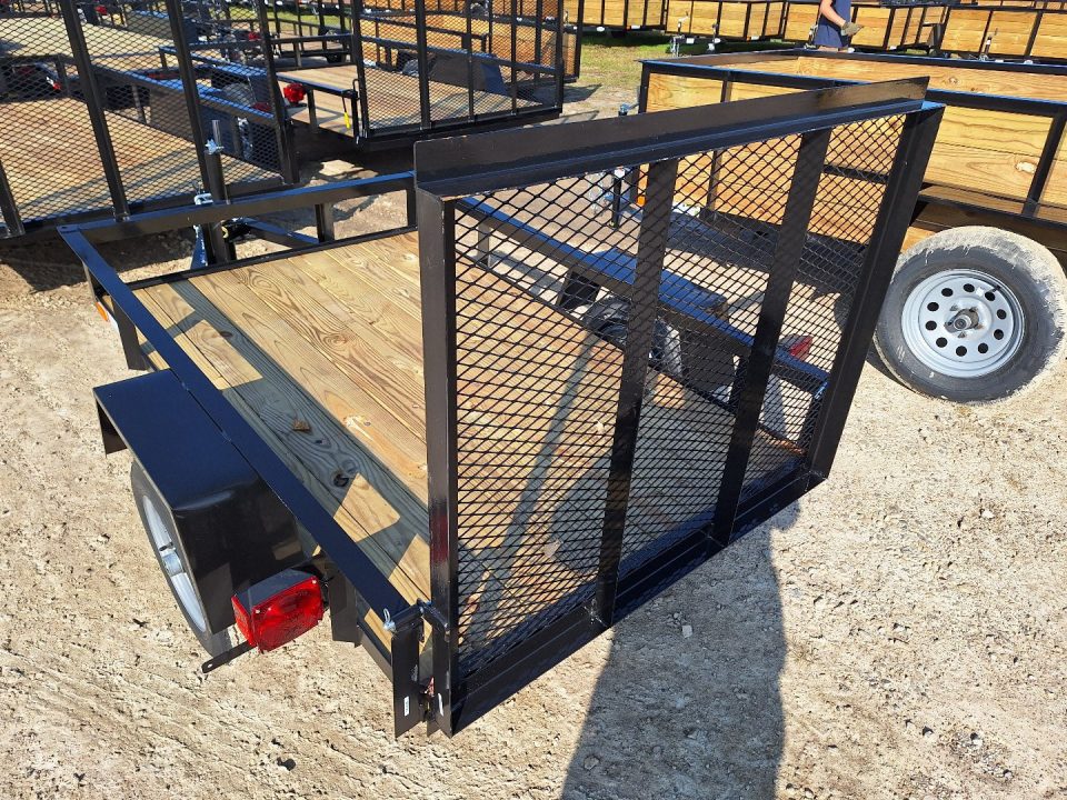 New 2026 AMO 4x8 Light Duty 2K Lowside Landscape Trailer