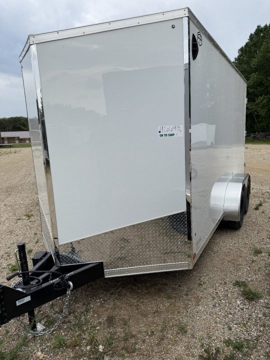 New 2026 US Cargo 7X14 W/ RAMP DOOR 7' INTERIOR POLY COR Cargo / Enclosed Trailer