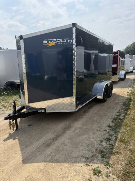 New 2026 Stealth Trailers 7X14 W/ 78  INTERIOR Cargo / Enclosed Trailer