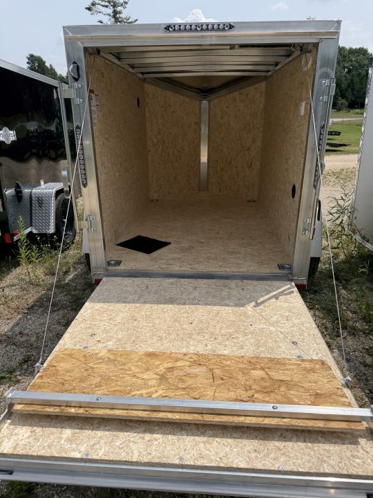 New 2026 Lightning Trailers 5X8 ALL ALUMINUM /W RAMP DOOR Cargo / Enclosed Trailer