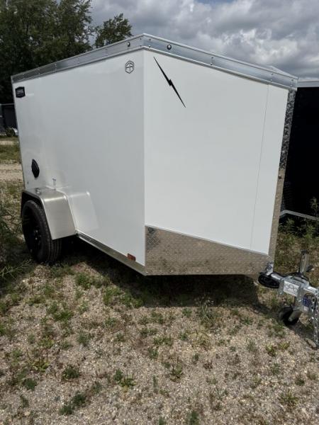 New 2026 Lightning Trailers 5X8 ALL ALUMINUM /W RAMP DOOR Cargo / Enclosed Trailer