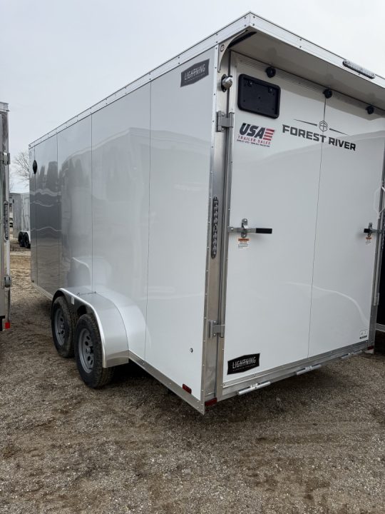 New 2026 Lightning Trailers 7X16 RAMP DOOR 7' INTERIOR HEIGHT Cargo / Enclosed Trailer