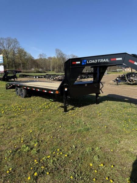 New 2027 Load Trail 102X25 14K GOOSENECK W/MAX RAMPS Deckover Trailer