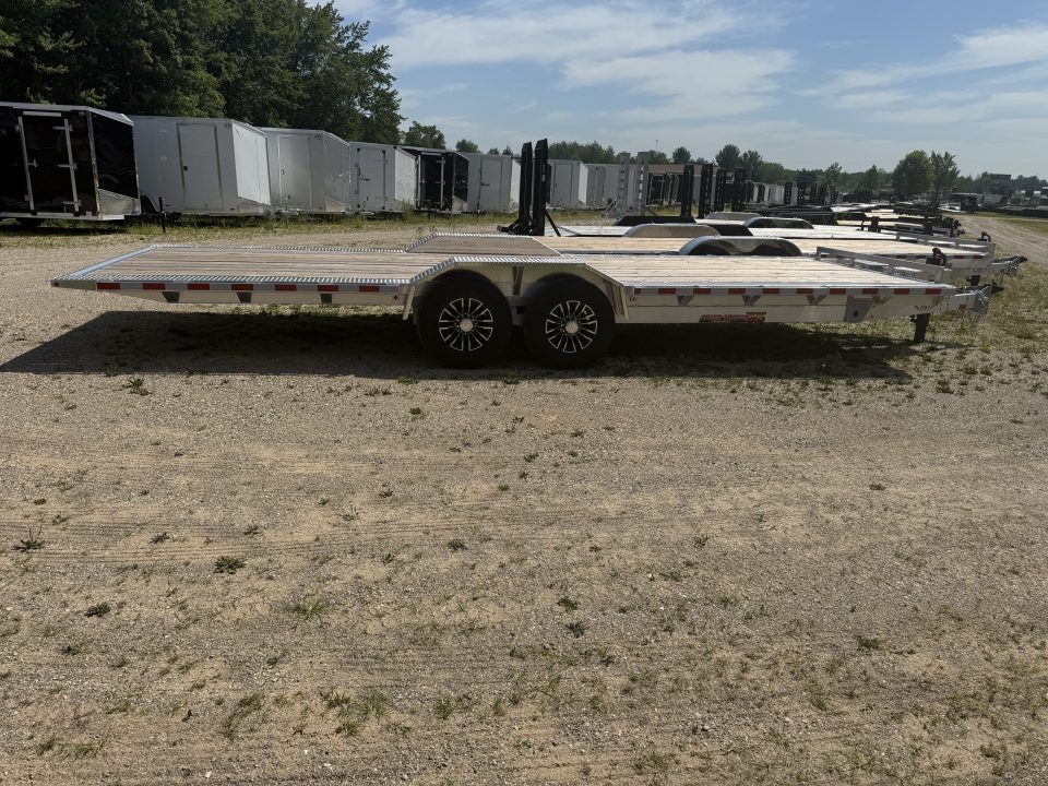 New 2026 H&H Trailers 102X24 ALUMINUM 14K Tilt Trailer