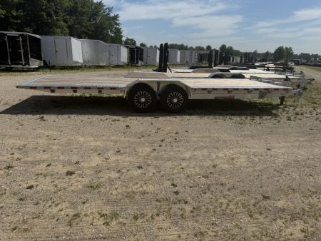 New 2026 H&H Trailers 102X24 ALUMINUM 14K Tilt Trailer