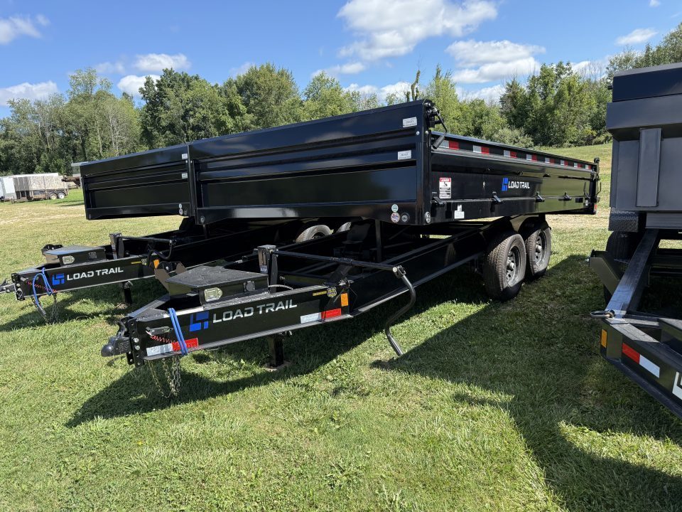 New 2027 Load Trail 96X16 DECKOVER W/FOLD DOWN SIDES Dump Trailer