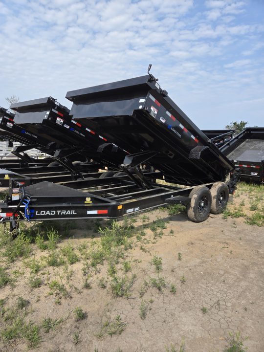 New 2026 Load Trail 83X14 ECONOMY W/RAMPS&TARP 14K BLACK Dump Trailer