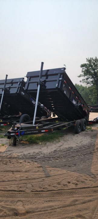 New 2026 Load Trail 83X14 3 FT WALL 14K TELESCOPIC Dump Trailer