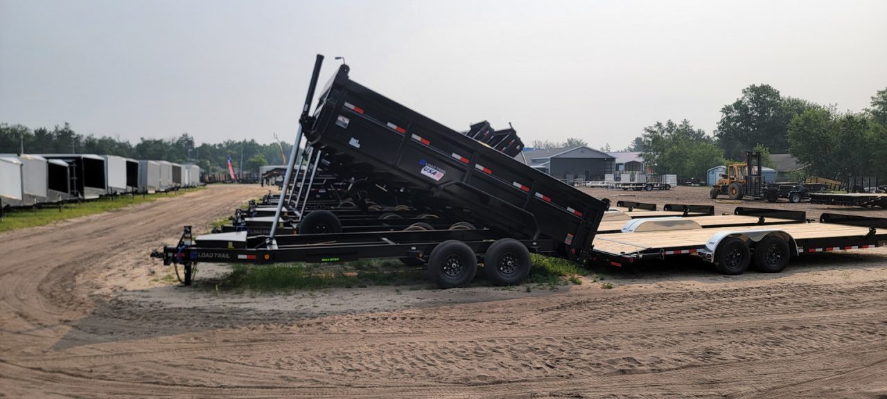 New 2026 Load Trail 83X14 3 FT WALL 14K TELESCOPIC Dump Trailer
