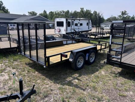 New 2027 AMO 76x14 7K 2BRK Landscape Trailer