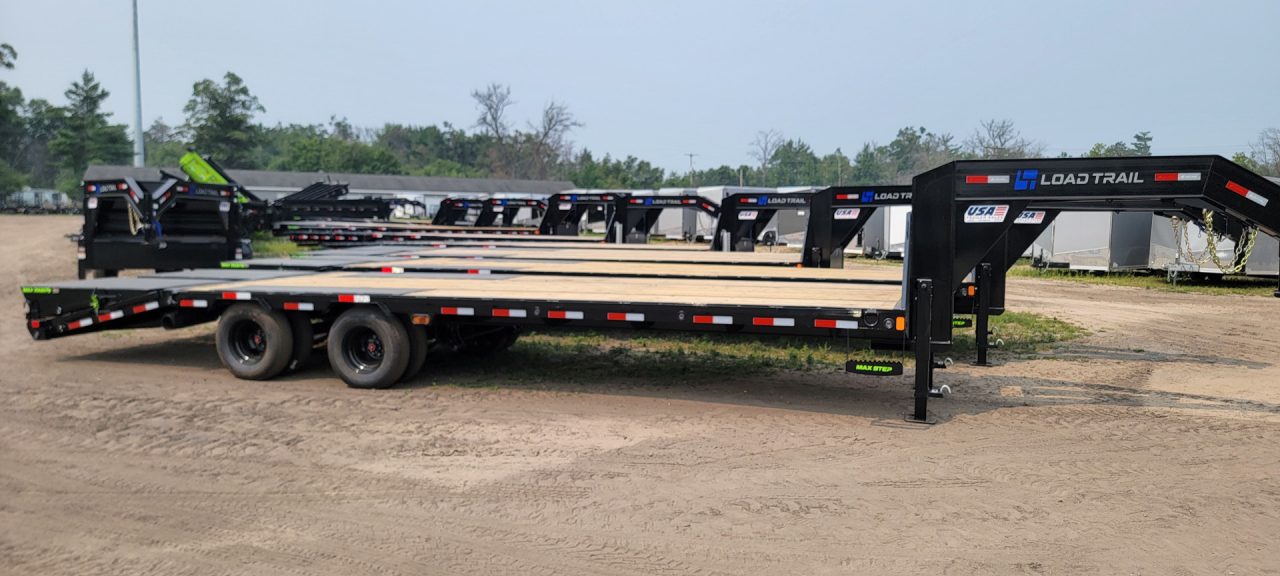 New 2026 Load Trail 102X28 GOOSENECK 24K W/MAX RAMPS Gooseneck Bodies