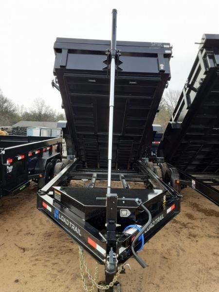 New 2026 Load Trail 83x16 14K BLACK TELESCOPIC 2FT WALL Dump Trailer