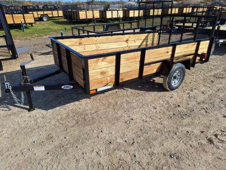 New 2026 AMO 5x10 Light Duty 2K Woodside Utility Trailer