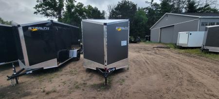 New 2027 Stealth Trailers 7X14 7X CHARCOAL RAMP Cargo / Enclosed Trailer