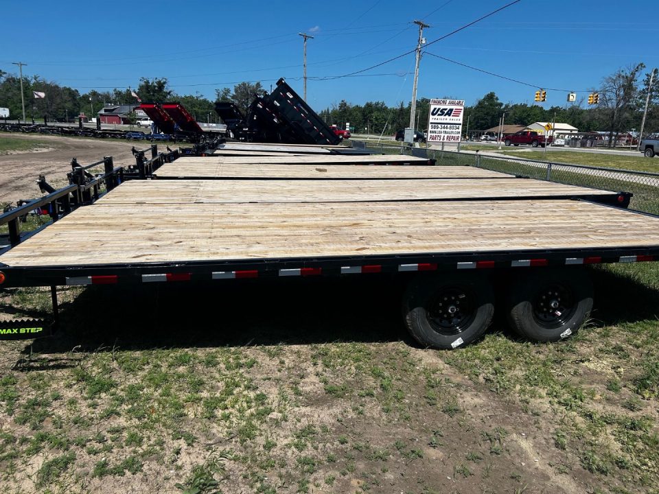 New 2025 Load Trail 102X20 14K W/SLIDE IN RAMPS Deckover Trailer