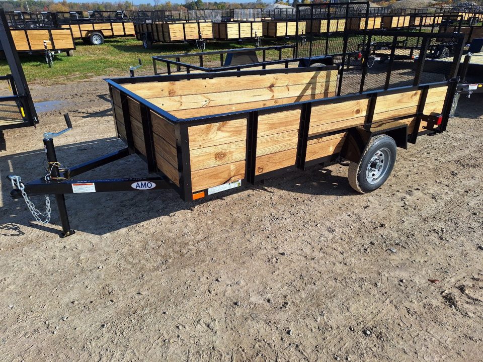 New 2026 AMO 5x10 Light Duty 2K Woodside Utility Trailer