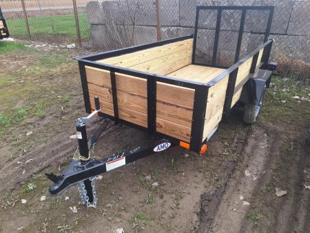 New 2026 AMO 4x8 Light Duty 2K High Side Utility Trailer