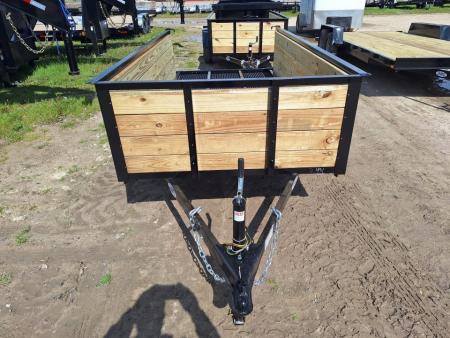New 2026 AMO 5x10 High Woodside Utility Trailer W/ Led Lights and Spring Assist Gate