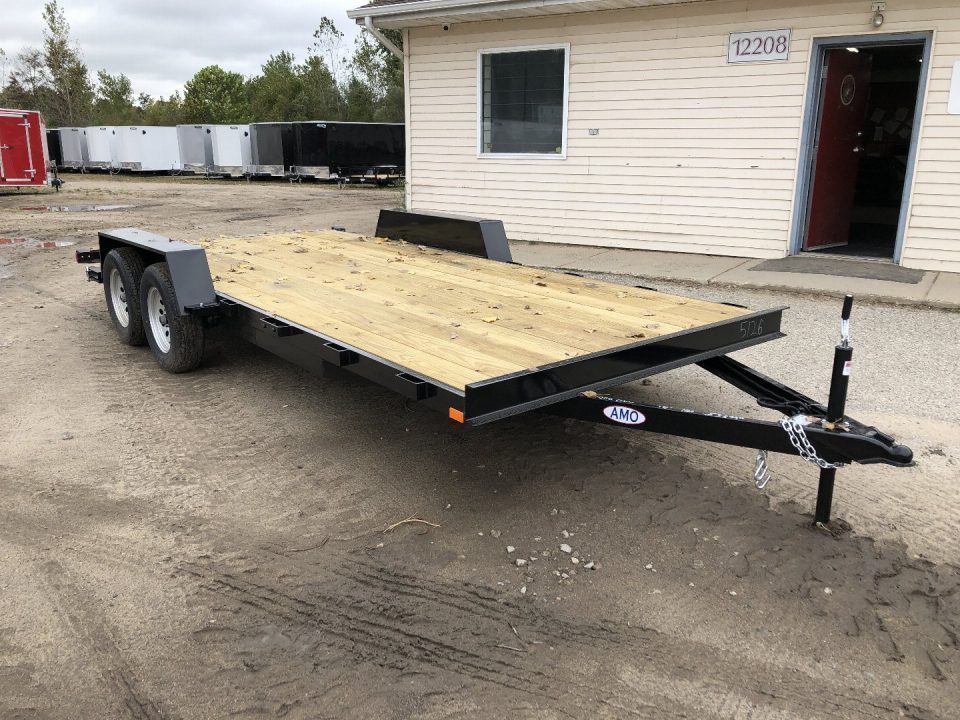 New 2026 AMO 82"X18' 1BRK Car Hauler Trailer Car Hauler