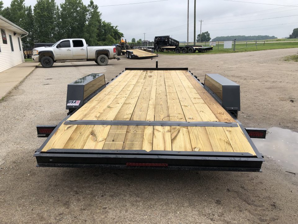 New 2027 AMO 18' 10k W/ SLIDE OUT RAMPS Equipment Trailer