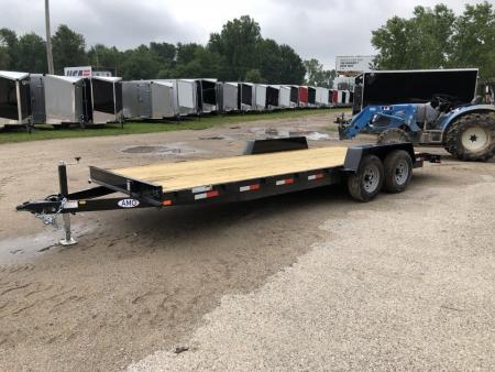 New 2027 AMO 18' 10k W/ SLIDE OUT RAMPS Equipment Trailer
