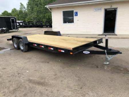 New 2027 AMO 18' 10k W/ SLIDE OUT RAMPS Equipment Trailer