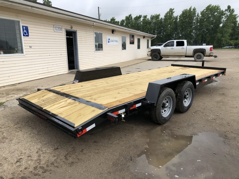 New 2027 AMO 18' 10k W/ SLIDE OUT RAMPS Equipment Trailer