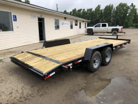 New 2027 AMO 18' 10k W/ SLIDE OUT RAMPS Equipment Trailer