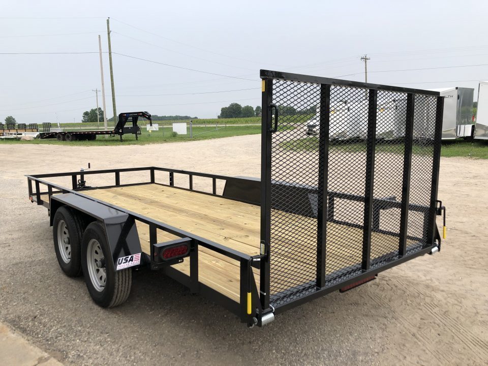 New 2027 AMO 82X16 2 BRAKE Landscape Trailer