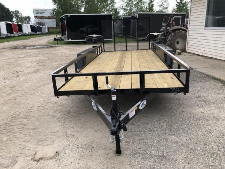 New 2027 AMO 82X16 2 BRAKE Landscape Trailer